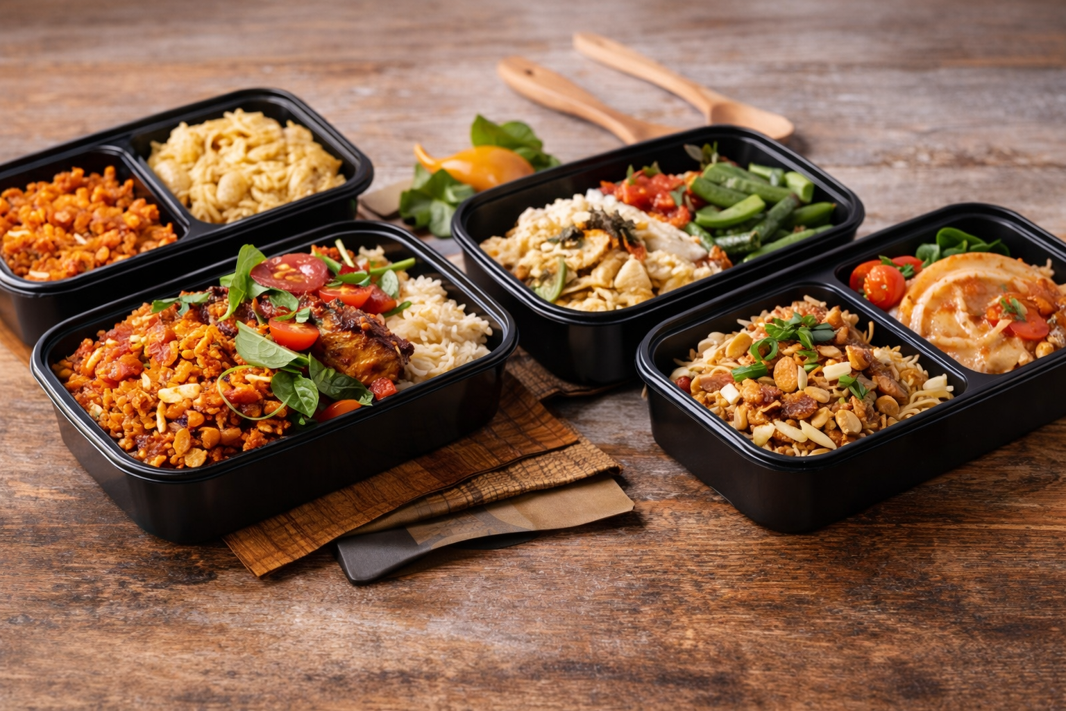 Weekly meal prep containers